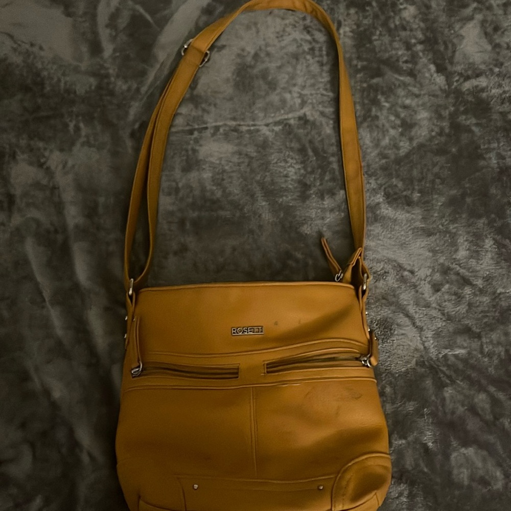 Yellow vintage Rosetti purse